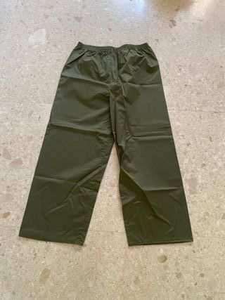 Pantalón impermeable verde Gaviota Talla: 50