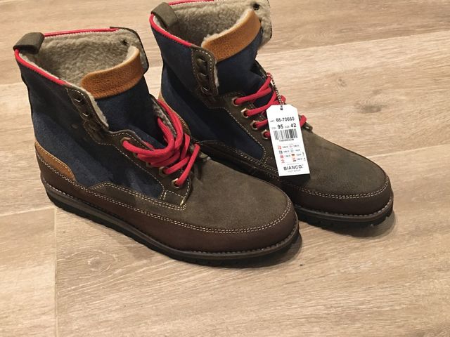Botas Piel Bianco 42 Norway