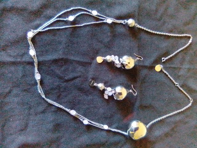 Collana lunga con orecchini Breil