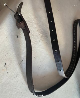 Cintura donna similpelle marrone nuova