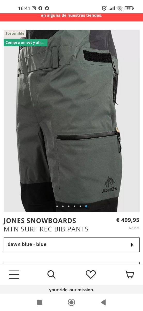 Oferta Pantalones de ski Nuevo