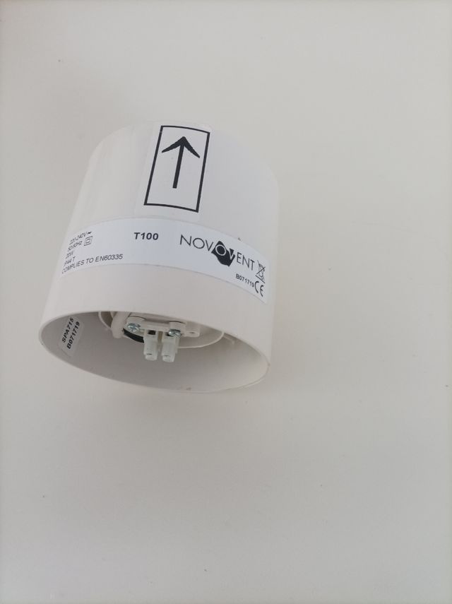 Ventilador para conducto ø100 mm