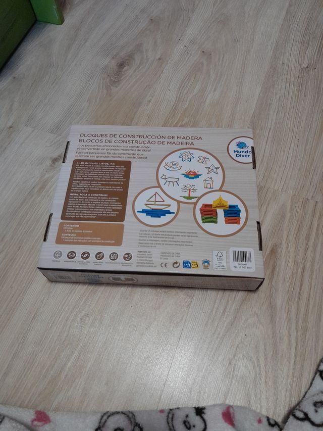 Bloques de construcción de madera, 100 