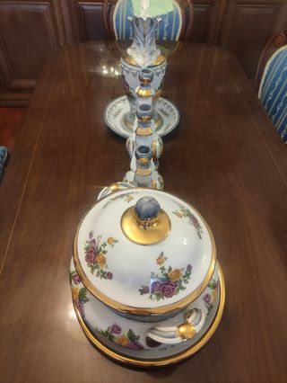 Sopera+2candelabros+Jarra