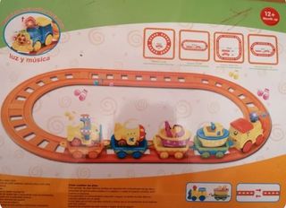 Tren con luz y música