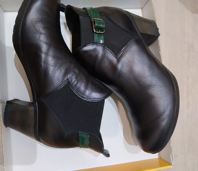 Botines piel. REBAJA