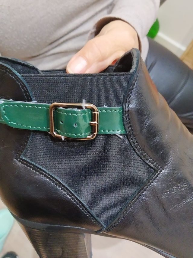 Botines piel. REBAJA