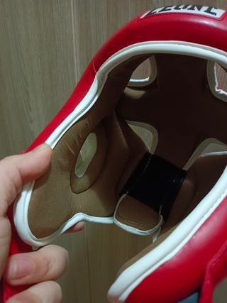 Kit Caschetto e Paratibie Leone Boxe