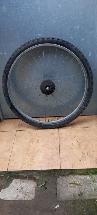 Rueda trasera de bicicleta
