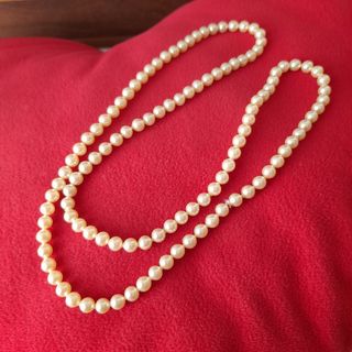 Collar Perlas blancas