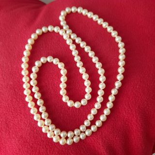 Collar Perlas blancas