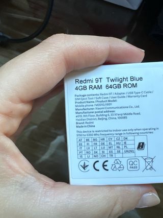 Xiaomi Redmi 9T sin estrenar