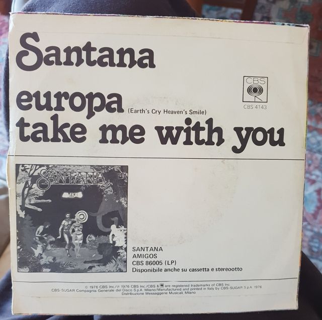 Vinile 45 giri Santana