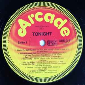 DISCO DE VINILO  TONIGHT