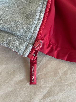 Cazadora polar reversible 5 años. Benetton