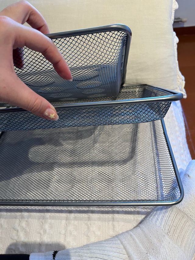 Bandejas sobremesa metálicas