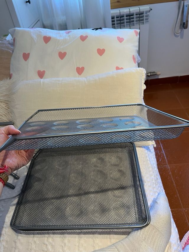 Bandejas sobremesa metálicas