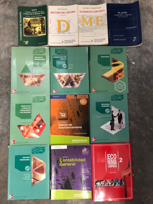 LIBROS FILOSOFÍA Y ADMINISTRACION DE EMPRESAS