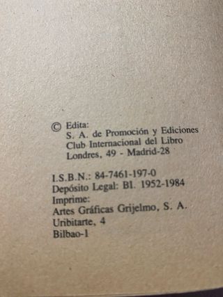 Lope de Vega selección de obras 1984