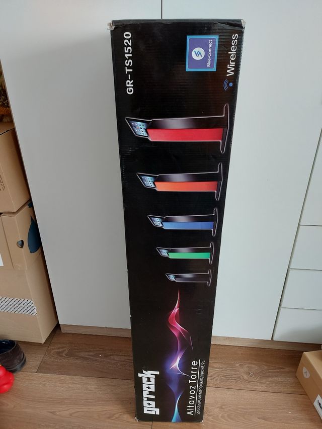 Altavoz Torre Aux Bluetooth Radio USB SD