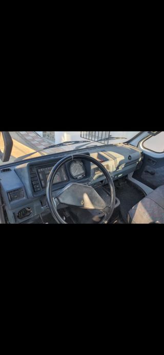 Camión pluma basculante grúa volquete