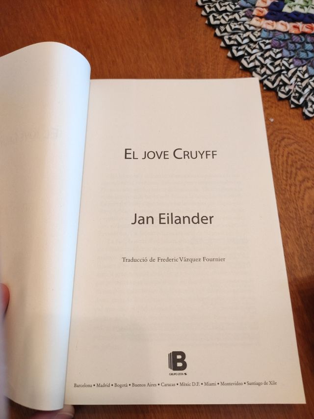 Libro El Jove Cruyff