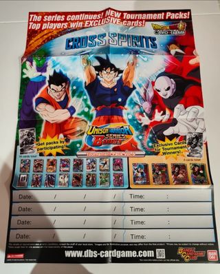 Lote posters promo dragón ball super