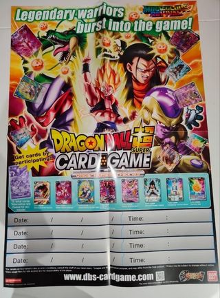 Lote posters promo dragón ball super
