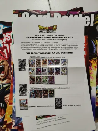 Lote posters promo dragón ball super