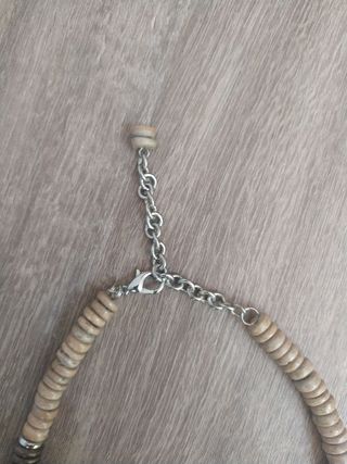 Collar y pendientes de coco