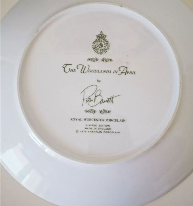 Piatto da collezione Royal Worcester