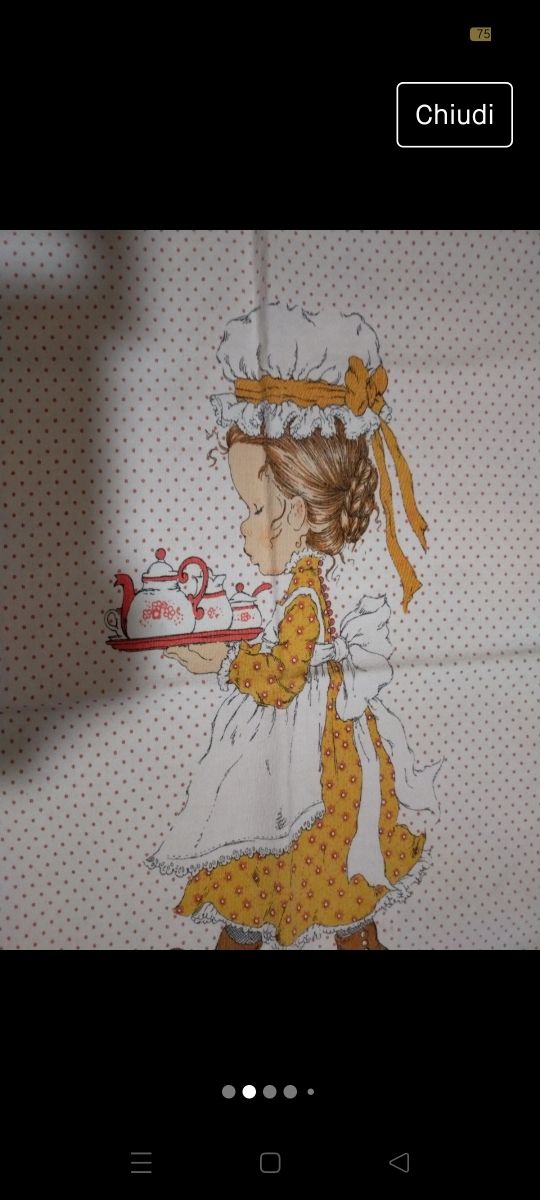 Asciugamano vintage Sarah kay