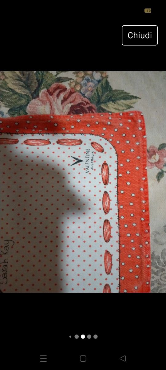 Asciugamano vintage Sarah kay