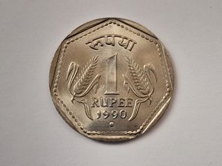 Moneda India 1990