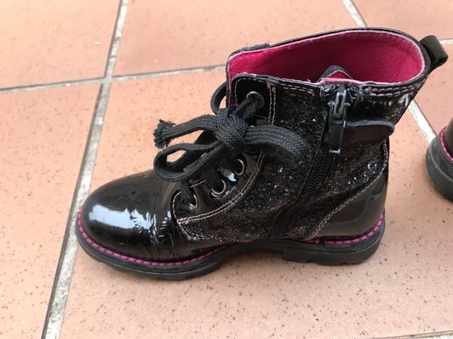 Botines Pablosky charol y brilli brilli T 31