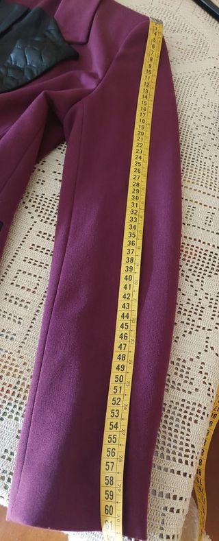 Giacca Blazer classica bordeaux donna S 