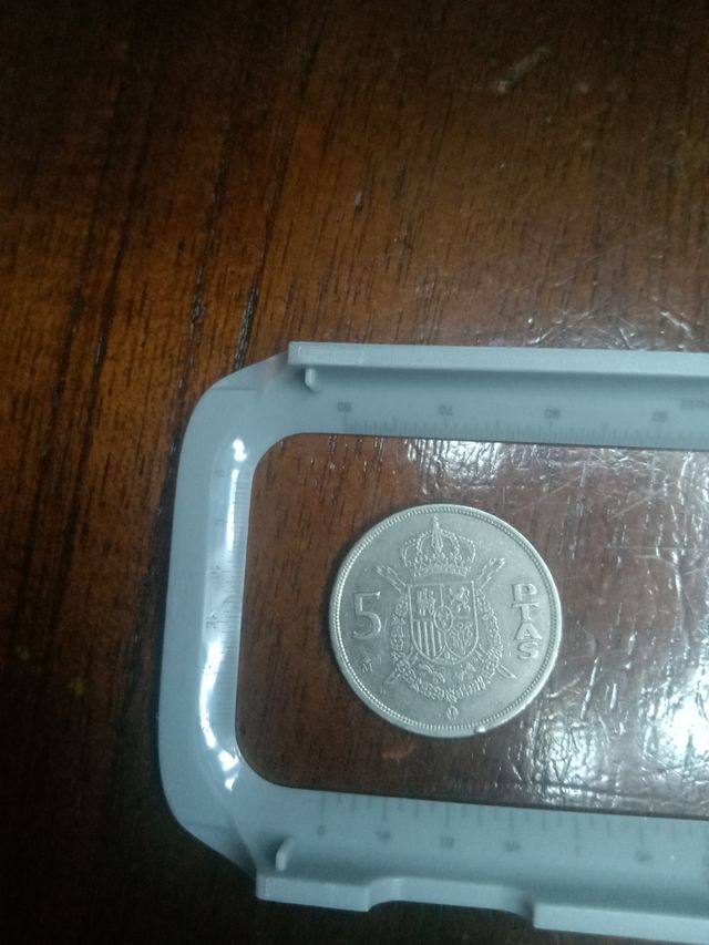 Moneda de 5 pesetas de Juan Carlos I 