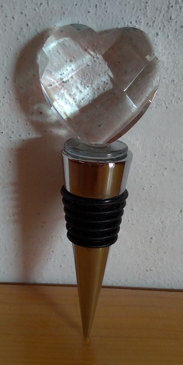 Tappo in cristallo a forma di cuore