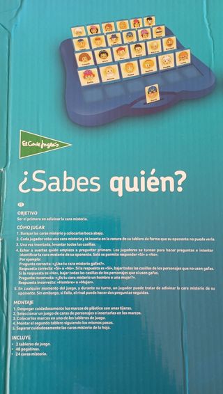 Juego ¿SABES QUIÉN?_El Corte Inglés 