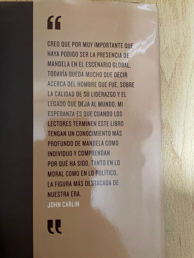 libro la sonrisa de Mandela