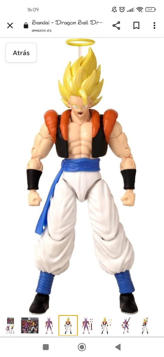 Dragón ball Super Saiyan Gogeta