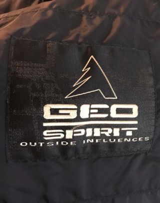 Piumino lungo Geo Spirit nero taglia L
