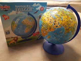 Puzzle mappamondo 3d