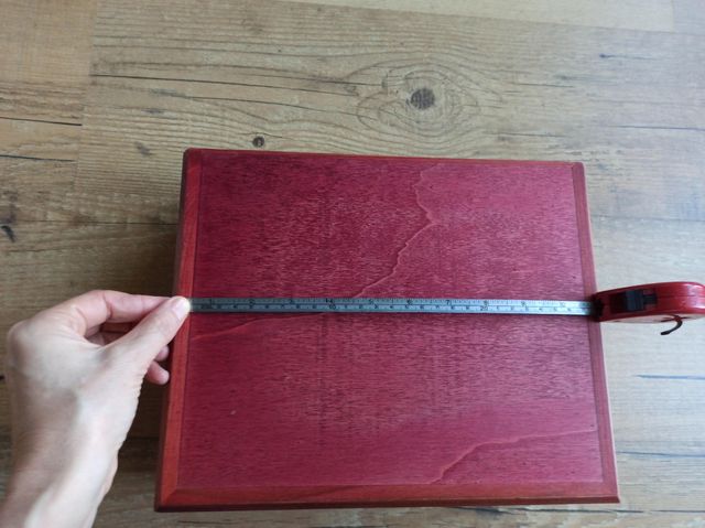 Joyero madera dos pisos