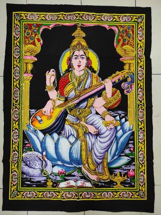 Tapiz India, Diosa Saraswati