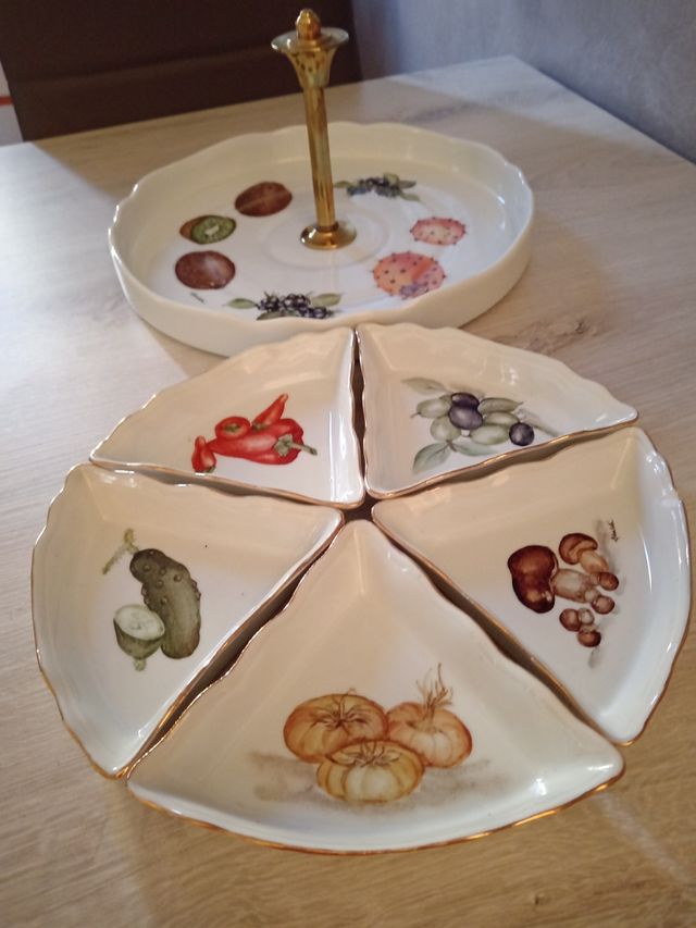 Antipastiera dipinta a mano