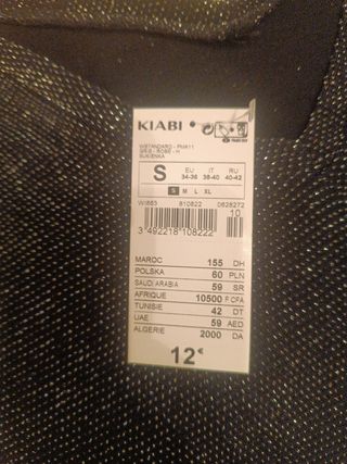 Vestido brillo sin estrenar 'S'