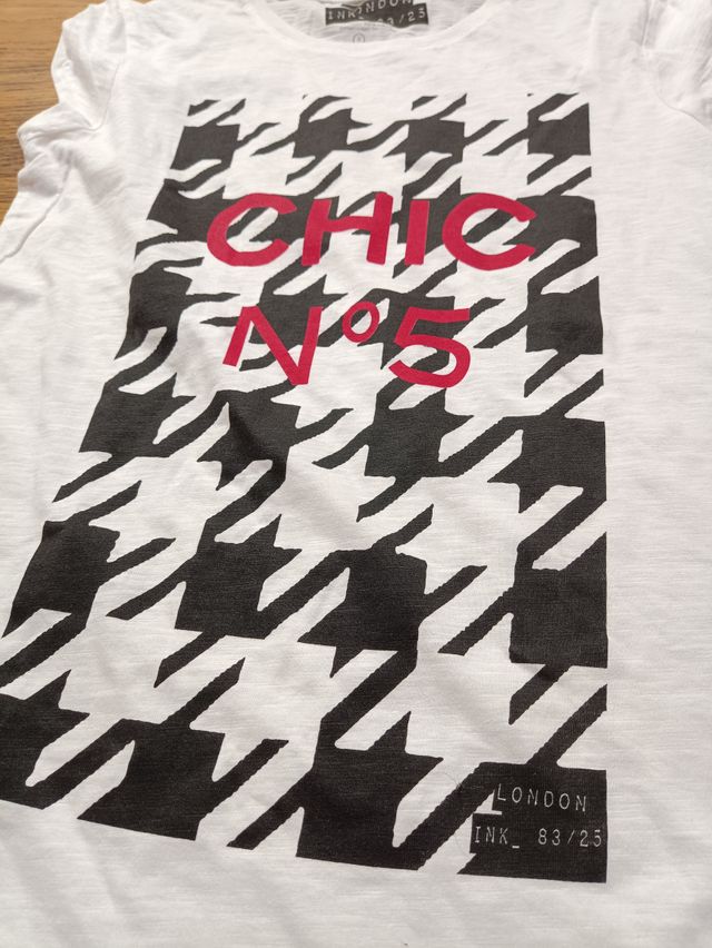 Maglietta con stampa in cotone