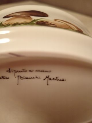 Salsiera dipinta a mano