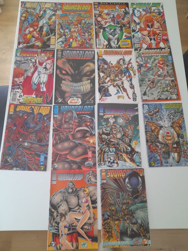 Cómics Youngblood completo 14 números (1994-95)